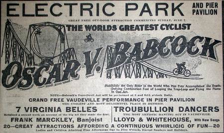 Electric Park - 1908 Ad From Jeff (newer photo)